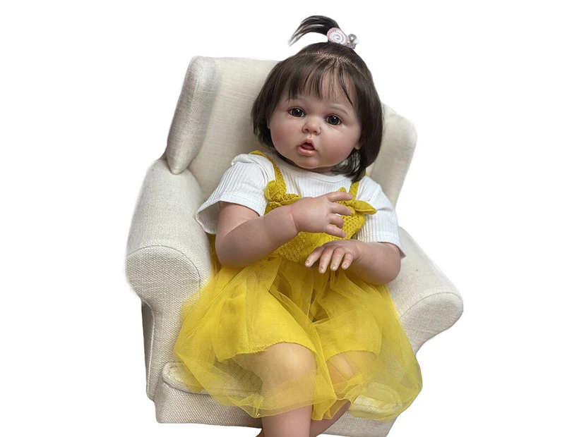 60CM Reborn Dolls for Girls Bebes Reborn of Silicone Real Handmade Lifelike Newborn Baby Dolls Reborn Baby