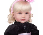 Fashion 60cm Reborn Dolls Girl Soft Vinyl Realistic Princess Doll Toddler Toys Boneca Menina Kids Christmas Gift Playmate Toys