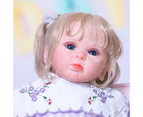 60CM Real Picture 3D Skin Multiple Layers Painting Visible Veins High Quality Reborn Girl Doll Adelaide with Straight Legs