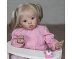 60CM Huge Baby Collectible Reborn Toddler Adelaide Lifelike Soft Touch 3D Skin Visible Veins Art Doll