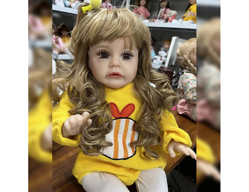 60CM Reborn Toddler Boy Baby Doll Sue-sue Real Picture 3D Skin Multiple Layers Painting Visible Veins High Quality Collectible