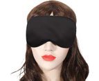 Silk Satin Sleeping Mask with Elastic Strap Travel Eye Mask
