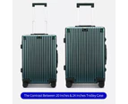 BOPAI Aluminium Luggage Suitcase Light weight Carry on & Large HardCase 2 Pieces Suitcase Set Red