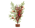 Artificial Christmas Tree Everlasting Exquisite Wood Versatile Desk Decor Christmas Tree for Home 3