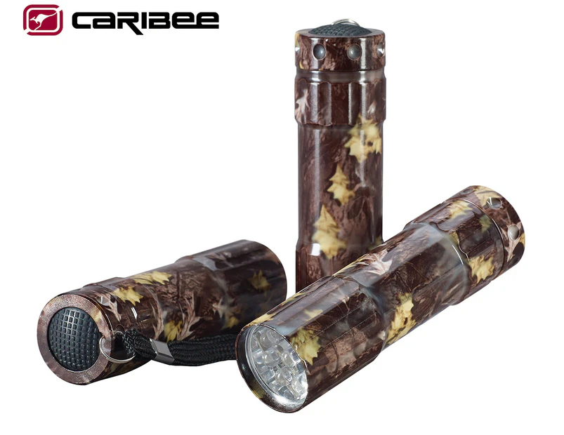 Caribee LED Flashlight 3-Pack - Camo