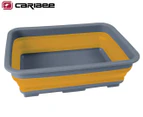 Caribee 7L Folding Wash Basin - Orange/Grey