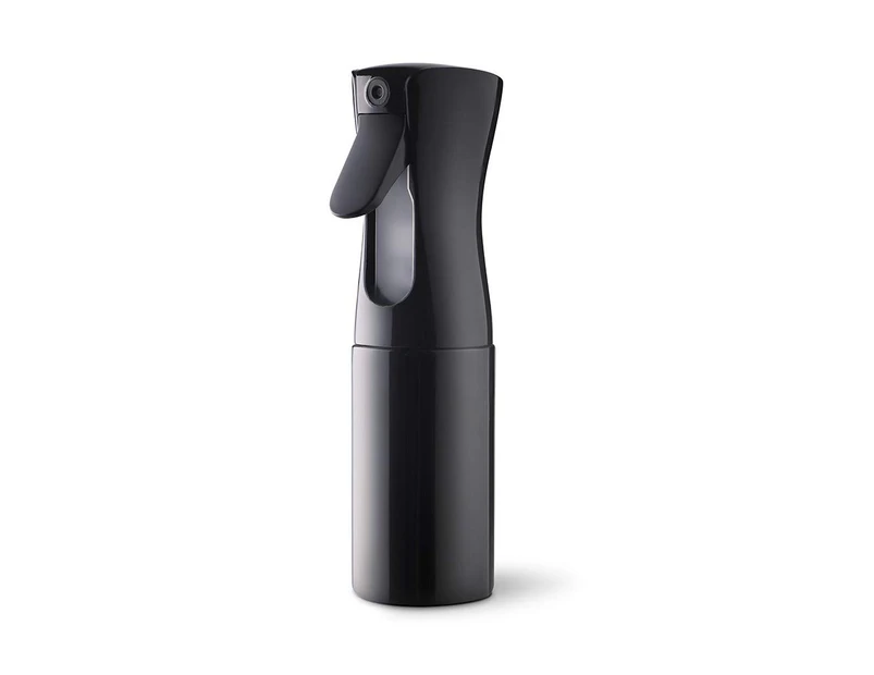 Hair Spray Bottle, Continuous Water Mister Spray Bottle Empty, Aerosol Fine Mist Curly Hair Spray Bottle-200ml (Black)