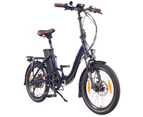 NCM Paris+ Folding E-Bike, 250W, 36V 19Ah 684Wh Battery, Size 20" - Dark Blue