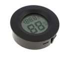 Mini Digital LCD Display Humidity Temperature Gauge Monitoring Temp Thermometer