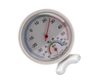 Round Indoor Analog Humidity Temperature Meter Gauge Thermometer Hygrometer