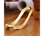 Pipe Rack Exquisite Anti-Rust Stainless Steel Shoe Style Tobacco Pipe Stand for Office-Golden