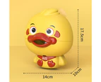 Bubble Machine Cartoon Music Anti-leak Sturdy Strong Suction Musical Bubble Duck Shower Toy for Gift