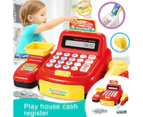 Electronic Children Pretend Play Simulation Supermarket Cash Register Game Toy-C