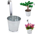 4 Pcs Hanging Pots Balcony Flower Pot Hanging Balcony Pot Plant Pot To Hang Plant Pot To Hang Up