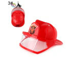 Kids Pull-Type Fire Extinguisher Water Gun Cap Firefighting Suit Beach Play Toys