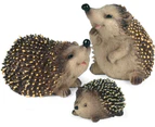 Garden animal figurines - Cute hedgehog statuettes - Garden sculpture - Outdoor decoration