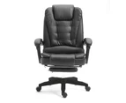 Mason Taylor 1228 Computer Chair Office Home Chairs Recliner Linen Goods - Black