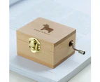 Animal/Tower/Sailboat Design Carved Mini Wooden Music Box Kids Birthday Gift-Windmill%