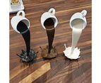 Floating Pouring Liquid Coffee Mug Cup Design Resin Model Miniature Home Decor-Cream Color