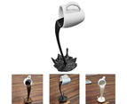 Floating Pouring Liquid Coffee Mug Cup Design Resin Model Miniature Home Decor-Black
