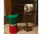 Floating Pouring Liquid Coffee Mug Cup Design Resin Model Miniature Home Decor-Multicolor