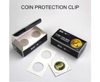 100Pcs Cardboard Flip Display Storage Holder for 20.5/23/25/27.5/31.5/35mm Coin