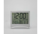 Folding LCD Digital Alarm Clock Electronic Calendar Thermometer Mini Desk Clock