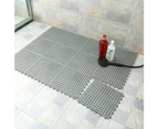 PVC Anti-Slip Hollowed Bath Mat Shower Carpet Home Toilet Bathroom Floor Pad-Pink