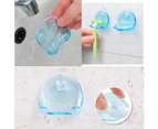 Shaver holder with suction cup, for shower, razor, self-adhesive, wall mount, bathroom organizer, tiles, metal 2 pieces