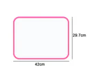 Magnetic double-sided small whiteboard Magnetic hard whiteboard double