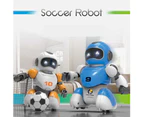 2Pcs/Set Cartoon Electric Remote Control Music Dancing Soccer Battle Robot Toy