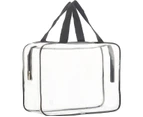 Clear Toiletries Bag,2pcs Waterproof Travel Bag Wash Bag Makeup Bag