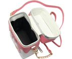 Cute Laser Shoulder Chain Bag Strawberry Milk Box Cross-body Bag