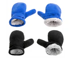 Autumn Winter Toddler Magic Tape Warm Mitten Baby Boys Girls Faux Fleece Gloves-L Style5