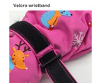 1 Pair Kids Snow Gloves Water Proof Adjustable Fastener Tape Hanging Buckle Windproof Riding Gloves for Daily Wear Style6