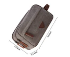 Resistant Hanging Toiletry Travel Bag – Spacious Brown Make Up Bag