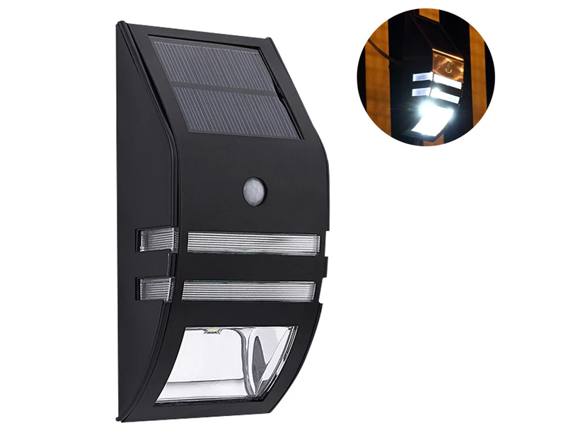 Stainless Steel Solar Motion Sensor Lights Outdoor Solar Powered
