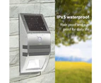 Stainless Steel Solar Motion Sensor Lights Outdoor Solar Powered