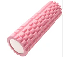 Massage Roller Foam Roller Pilates Column Yoga Pink Multifunctional Foam Roller Ideal for Muscle Building, Fitness