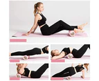 Massage Roller Foam Roller Pilates Column Yoga Pink Multifunctional Foam Roller Ideal for Muscle Building, Fitness