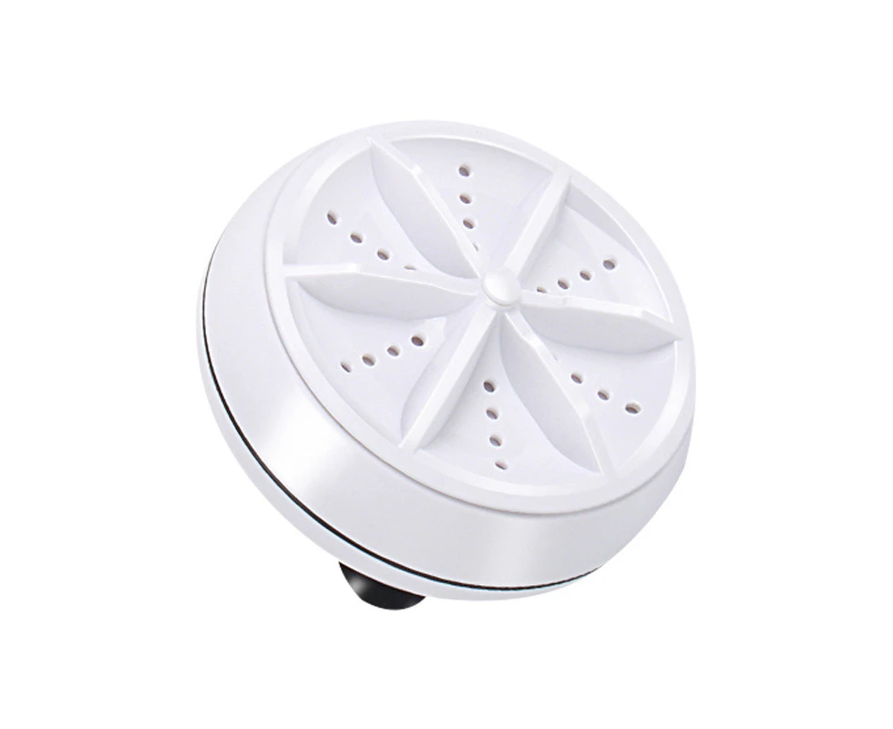 3in1 Mini Washing Machine Portable Personal Rotating Ultrasonic Turbine Washer Adjustable with USB Cable Convenient for Travel