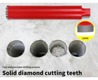 Traderight Diamond Core Drill Bit 76mm Wet Dry Concrete Stone Masonry 1-1/4 UNC