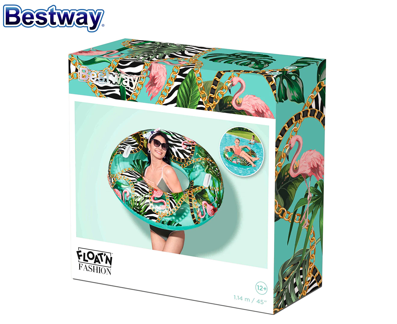 Bestway Floral Fantasy Swim Ring Pool Float