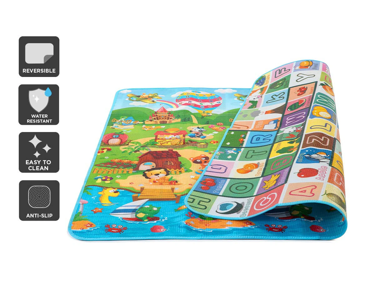 Reversible Floor Play Mat (2m x 1.8m)