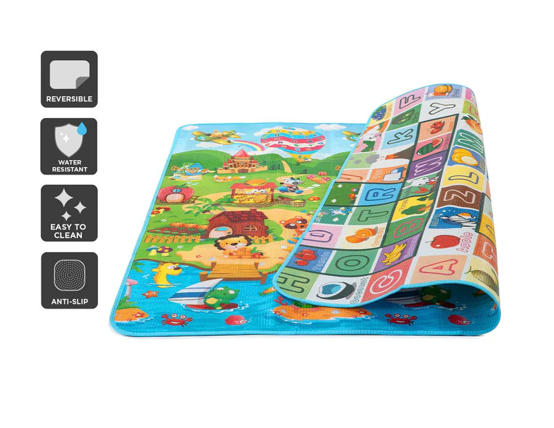 Reversible Floor Play Mat (2m x 1.8m)