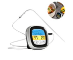 Digital Meat Thermometer for Cooking, Food Grill Thermometer with Backlight, Long Probe, BBQ Temperature Probe Thermometer for Barbecue Smoker Oven Baking