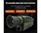 Night Vision Camera High Resolution Higher Magnification Portable Day And Night Optics Zoom Monocular Telescope for Outdoor - Army Green