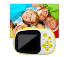 1 Set Children Camera HD-compatible Timing Pocket Design Cartoon Handheld Digital Camera for Taking Photos - Yellow