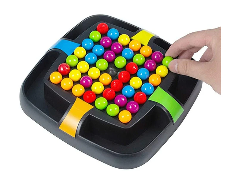 Rainbow Ball Elimination Game Rainbow Puzzle Magic Chess Toy Set for Kids Fun Family Table Board Game