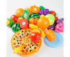 24 Pcs/Set Kitchen Toys Kids Cutting Vegetables Fruit Toys Plastic Kitchen Food Kids Kitchen Toys